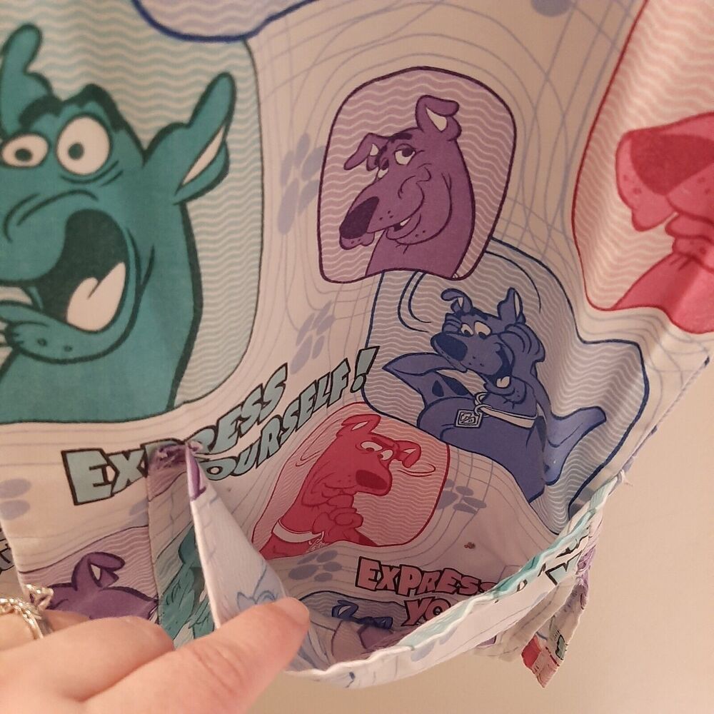 Sz S Vtg 1990s Y2k Cartoon Netork Scooby Doo Wear… - image 3